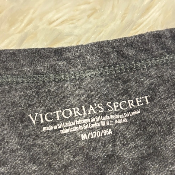 Victoria's Secret Bling Gray Long Sleeve Top Boat Neck Size Medium - Picture 5 of 10